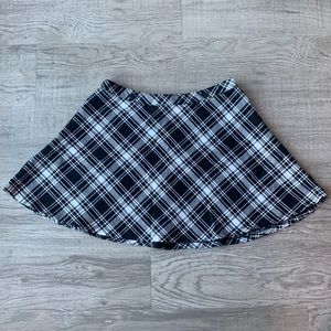 Tripp NYC Plaid Circle Skirt